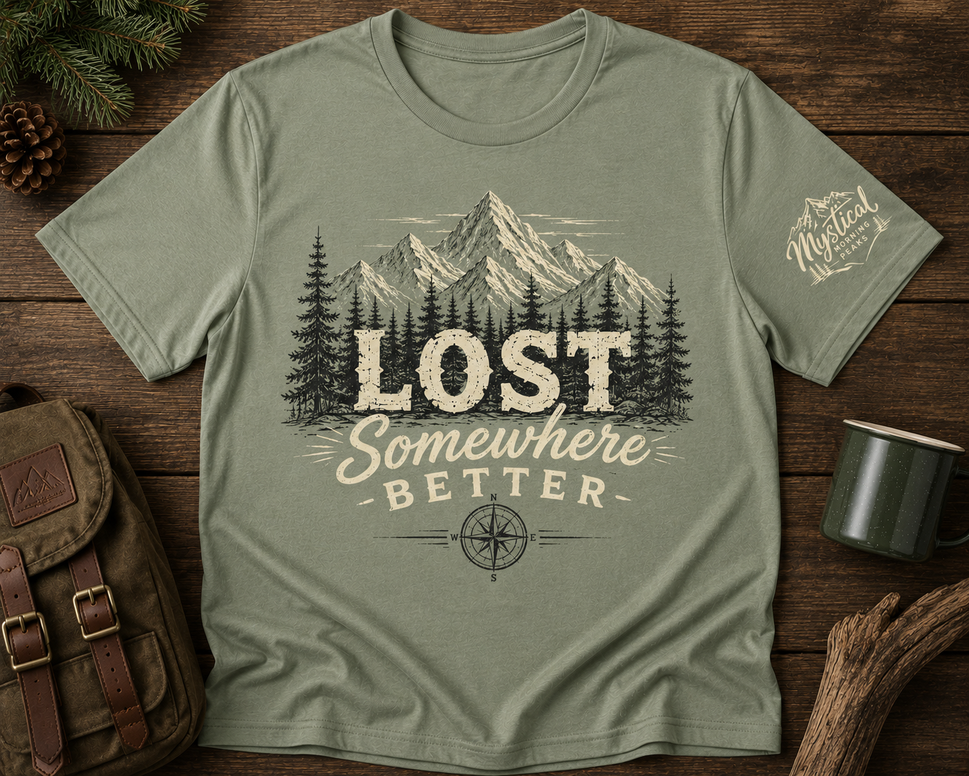 Graphic t-shirt featuring a professionally printed custom design on a comfortable unisex shirt, available in multiple colors and sizes.