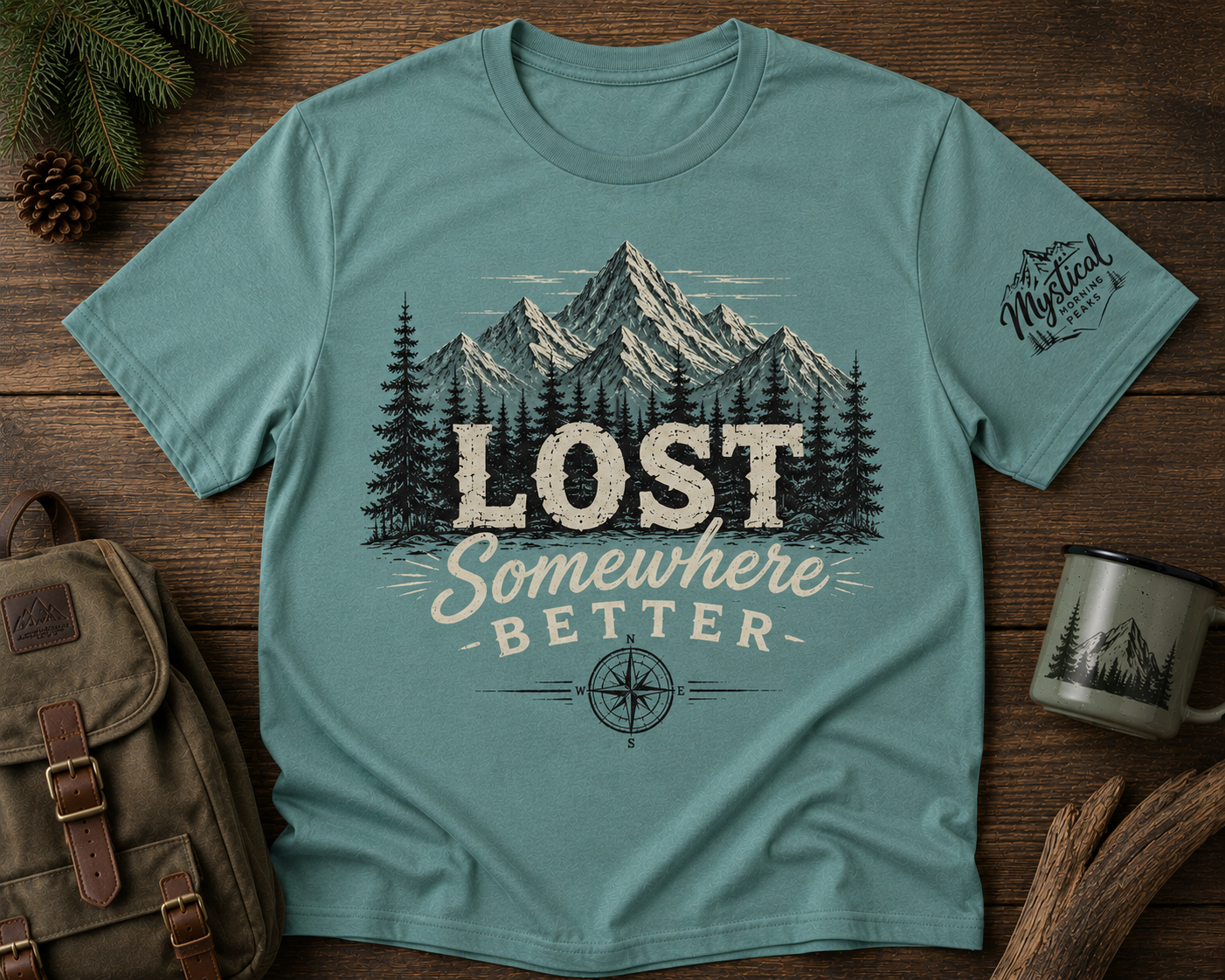 Graphic t-shirt featuring a professionally printed custom design on a comfortable unisex shirt, available in multiple colors and sizes.
