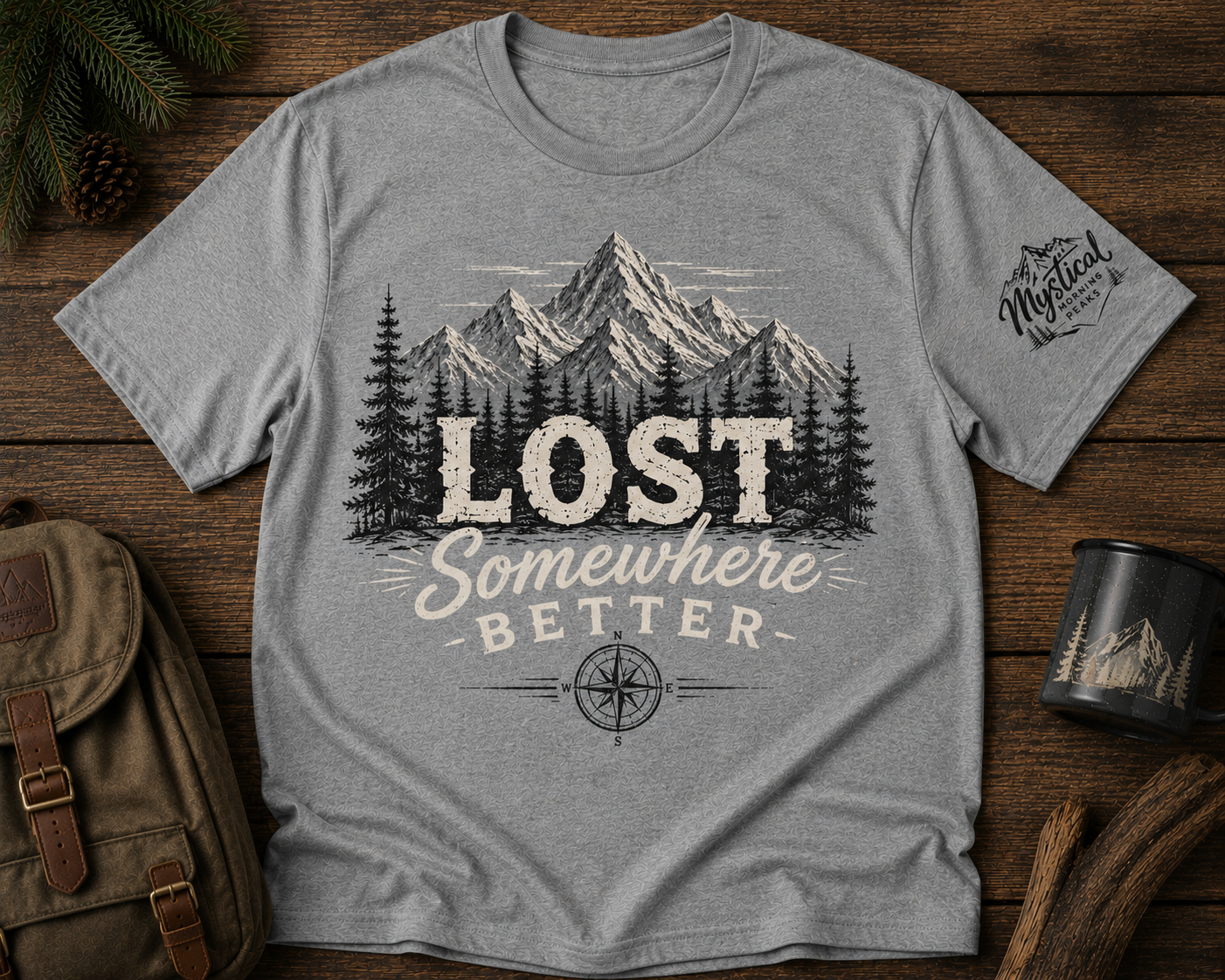 Graphic t-shirt featuring a professionally printed custom design on a comfortable unisex shirt, available in multiple colors and sizes.