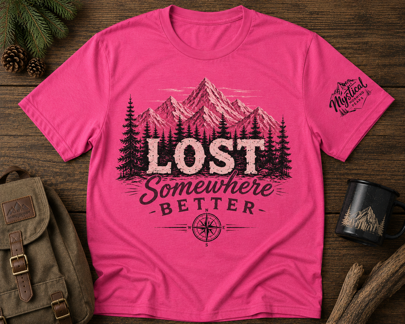 Graphic t-shirt featuring a professionally printed custom design on a comfortable unisex shirt, available in multiple colors and sizes.